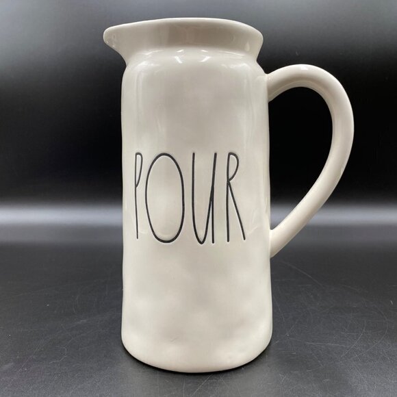 Rae Dunn Artisan Collection by Magenta "Pour" Pitcher - Picture 1 of 9